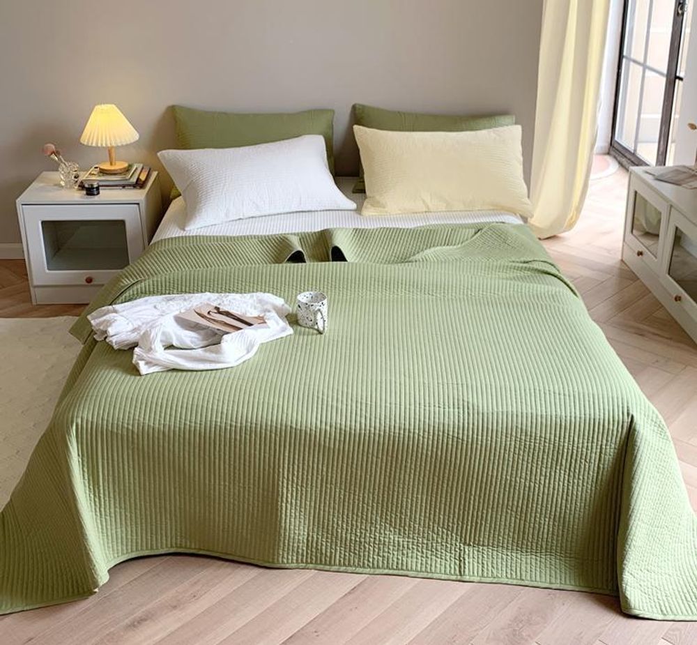 ZEPHYR HOME Покрывало 230х250 Хлопок Зеленый