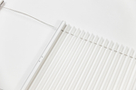 Плиссированная штора OPS 55х98 белая (4001) для мансардных окон