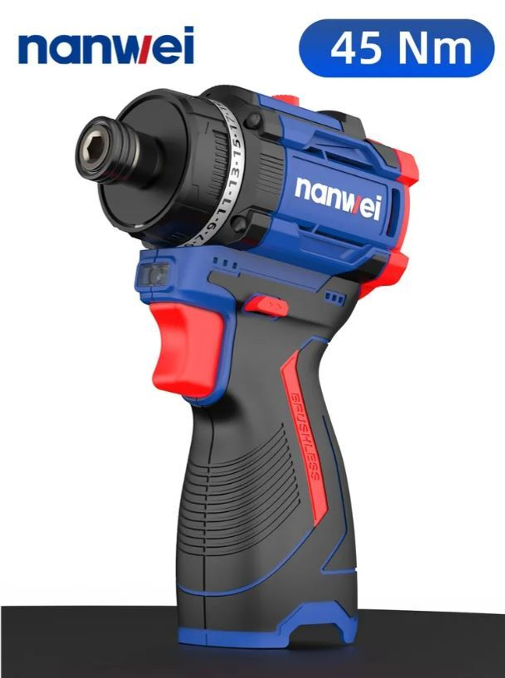 Винтовёрт ударный бесщеточный NANWEI NW-S8045, 45 Нм, 16 В
