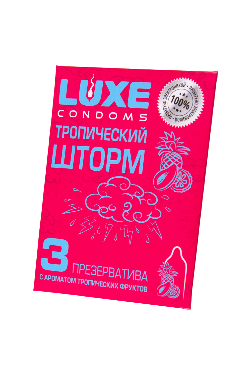 Презервативы Luxe конверт Тропический шторм манго 18 см 3 шт