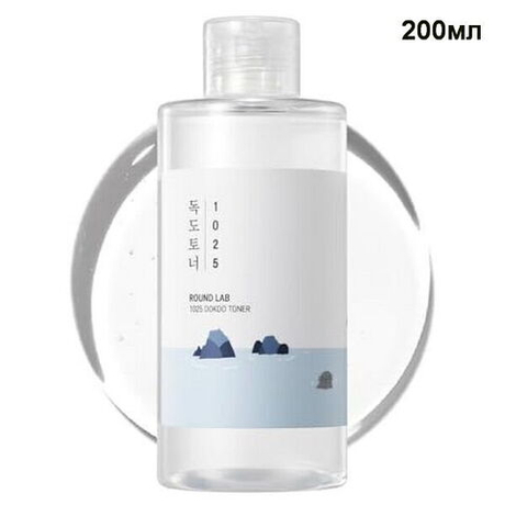 Отшелушивающий тоник с морской водой Round Lab 1025 Dokdo Toner, 200мл