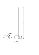 Настенный светодиодный светильник Maytoni Light stick MOD237WL-L6BS3K
