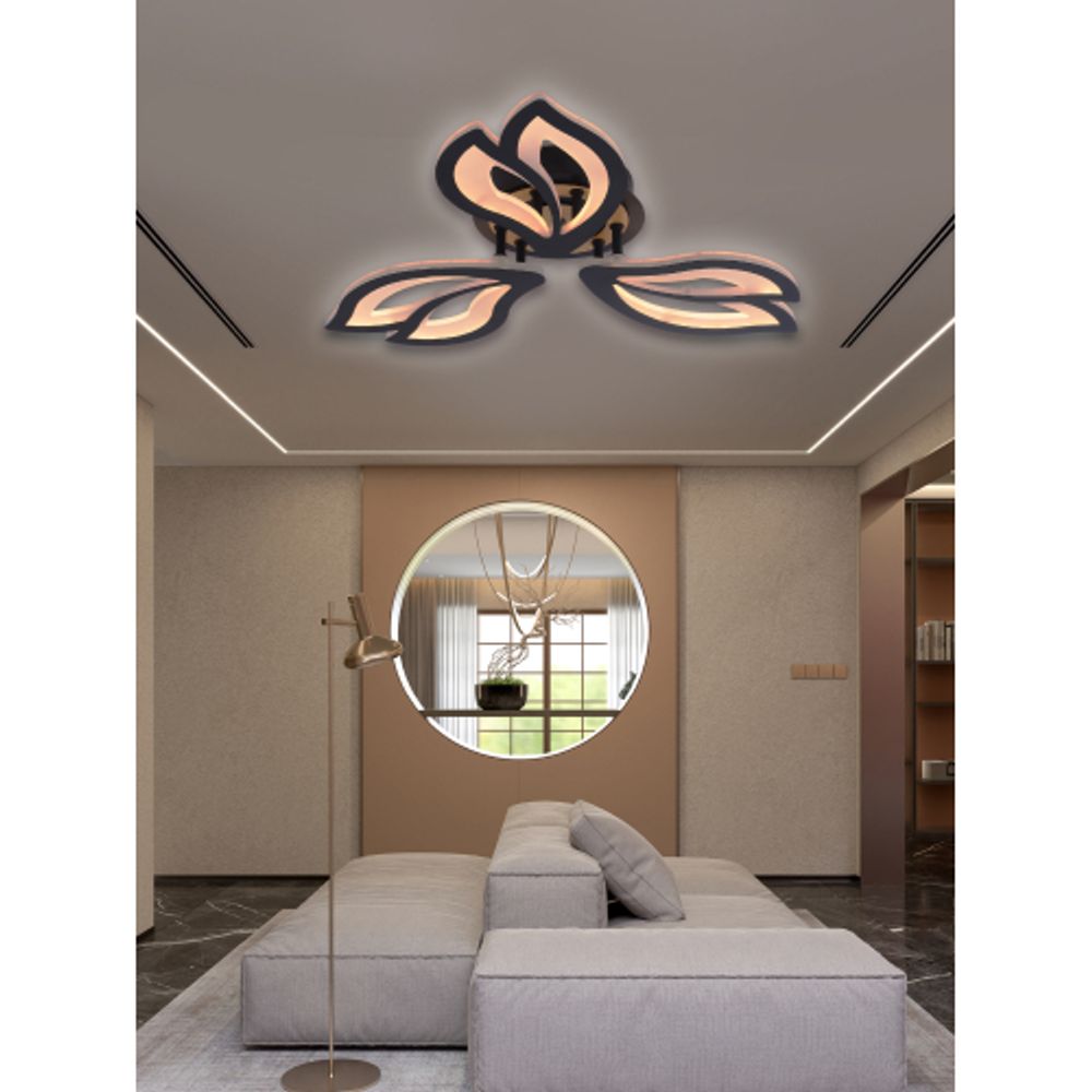 Светильник потолочный светодиодный Rivoli Lana 6195-703 LED 3000-6250К 60 Вт с пультом | Rivoli
