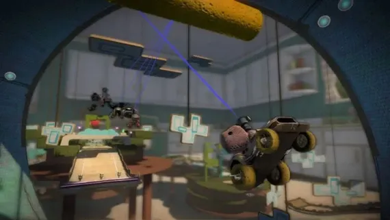 PS3 LittleBigPlanet Картинг (Karting) (поддержка PS Move) (Б/У, Полностью на русском языке, BCES-01422)