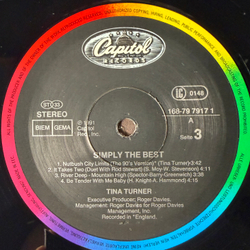 Виниловая пластинка Tina Turner ‎– Simply The Best 2LP