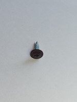 4,2х16 RAL8017 Саморез с прессшайбой СВЕРЛО коричневый (500 шт)