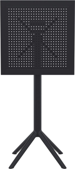 Стол пластиковый барный складной Siesta Contract Sky Folding Bar Table 60, черный