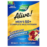 Nature's Way, Alive!®, комплекс мультивитаминов для мужчин старше 50 лет, 50 таблеток
