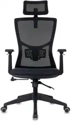Кресло эргономичное Бюрократ MC-811-H черный Elastic-102 сетка/ткань с подголов. крестов. пластик