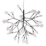 Подвесной светильник Crystal Lux EVITA SP36 BLACK/TRANSPARENT