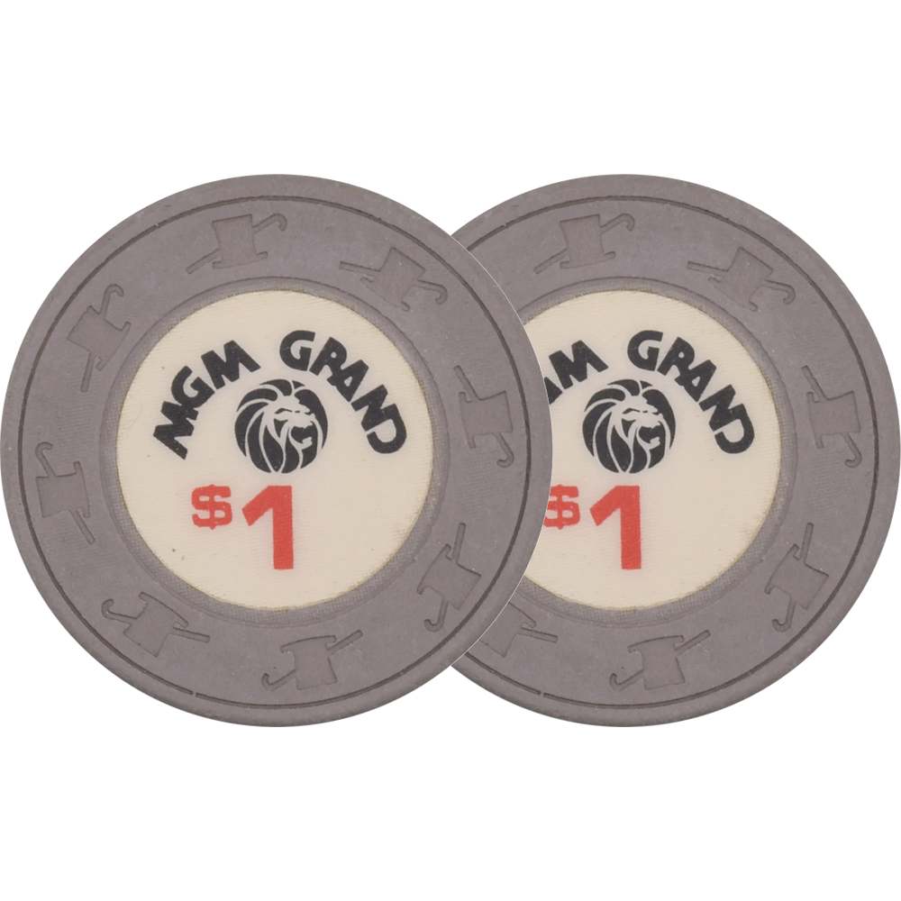 MGM Grand Casino $1 Chip №1