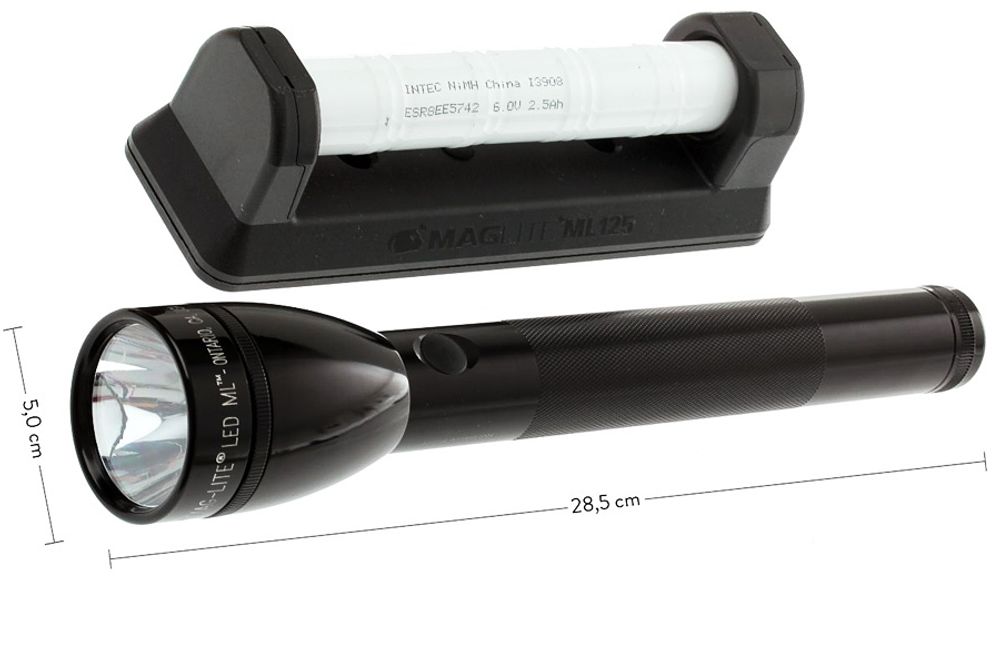 Фонарь Maglite ML LED 3C модель ML 125 черный в коробке