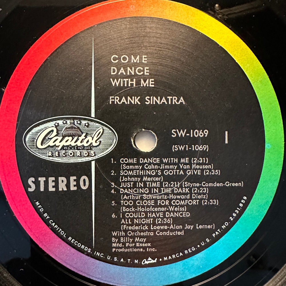Frank Sinatra With Billy May And His Orchestra ‎– Come Dance With Me! (США 1959г.)