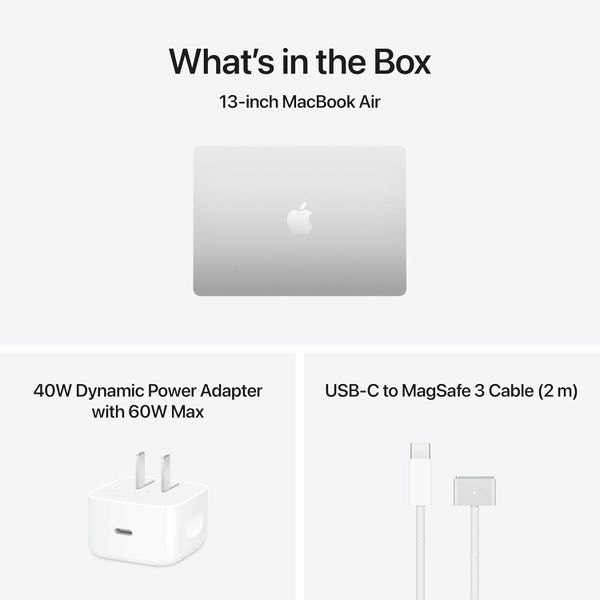 Ноутбук Apple MacBook Air 13 2026 MDH74LL/A (M5 10-Core, GPU 8-Core, 16 ГБ, 512 ГБ), серебристый