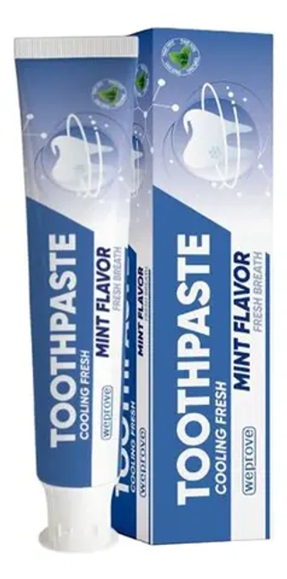 Зубная паста для ежедневного ухода освежающая WEPROVE Cooling Fresh Mint Toothpaste 100 гр