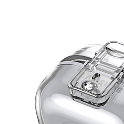 Прозрачный плотный чехол из TPU для наушников Samsung Buds4 и Buds 4 Pro, серия SECI Series от Dux Ducis, в комплекте с карабином