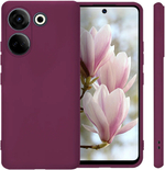 Мягкий Soft Touch чехол из силикона для TECNO CAMON 20 / 20 PRO 4G с бархатной подкладкой