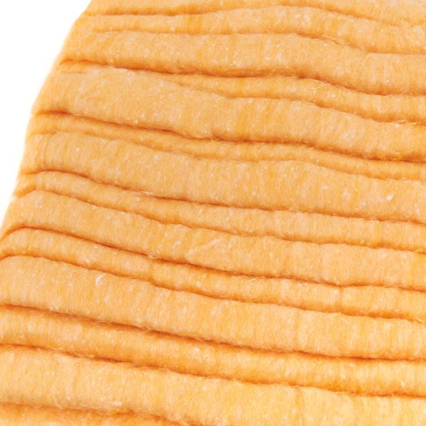 Вата хлопковая зигзаг 100±10 г, №04 оранжевый, Warmtex VHZ-100