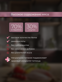 НАБОР Консервы DELISH Super Premium для кошек (суп) с индейкой и овощами - 10 х 80 гр