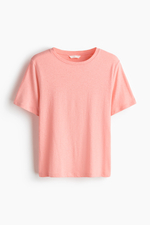 Футболка из смеси с льном - H&M