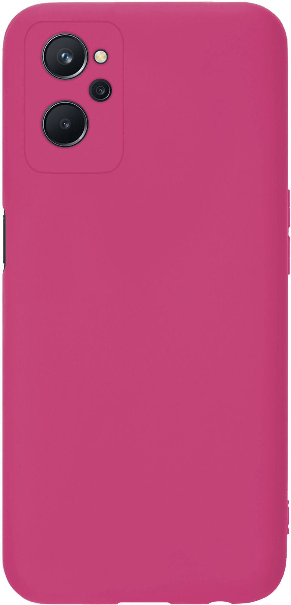 Мягкий Soft Touch чехол из силикона для REALME 9i (не 5G!) / OPPO A96 с бархатной подкладкой