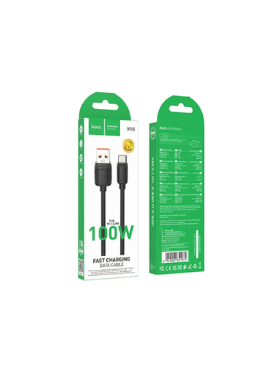 Кабель USB - Type-C X115 100W 1 метр