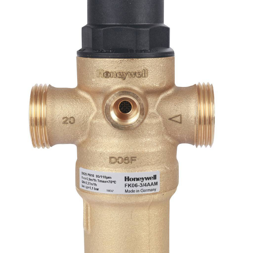Фильтр самопромывной Honeywell MiniPlus FK06-AAM 1" с редуктором давления