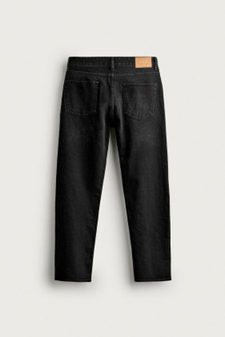 ZARA ДЖИНСЫ REGULAR FIT, ЧЕРНЫЙ