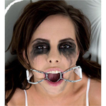 Расширитель для рта Asylum Patient Mouth Restraint with Metal Bit белого цвета (Цвет: белый)