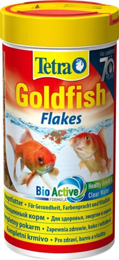 Tetra Goldfish Хлопья основной корм для золотых рыбок 250 мл