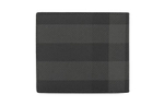 Burberry Leather Wallet Men"s Charcoal Gray