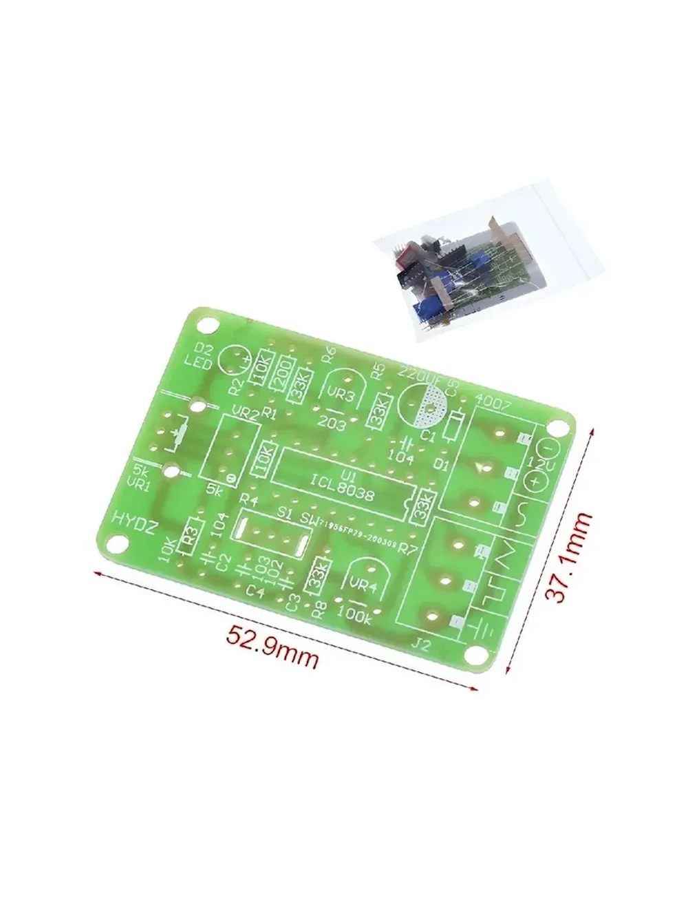 Радиоконструктор Генератор сигналов на ICL8038