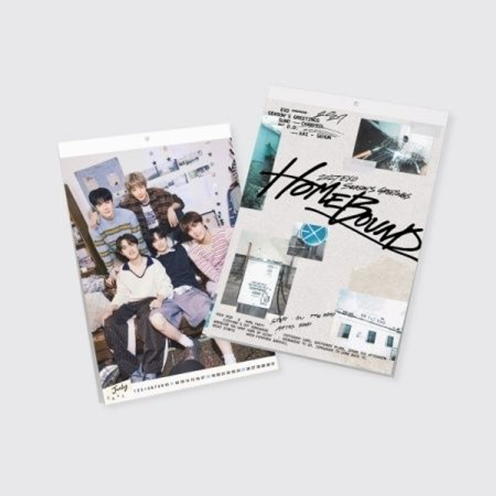 (ПРЕДЗАКАЗ) товары EXO - HOME BOUND 2027 SEASON'S GTEETINGS Wall Calendar Version