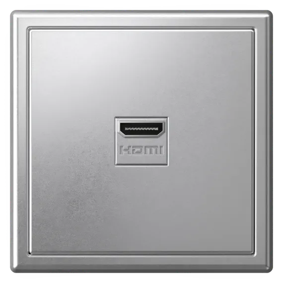Розетка HDMI Systeme Electric ArtGallery Алюминий GAL000380