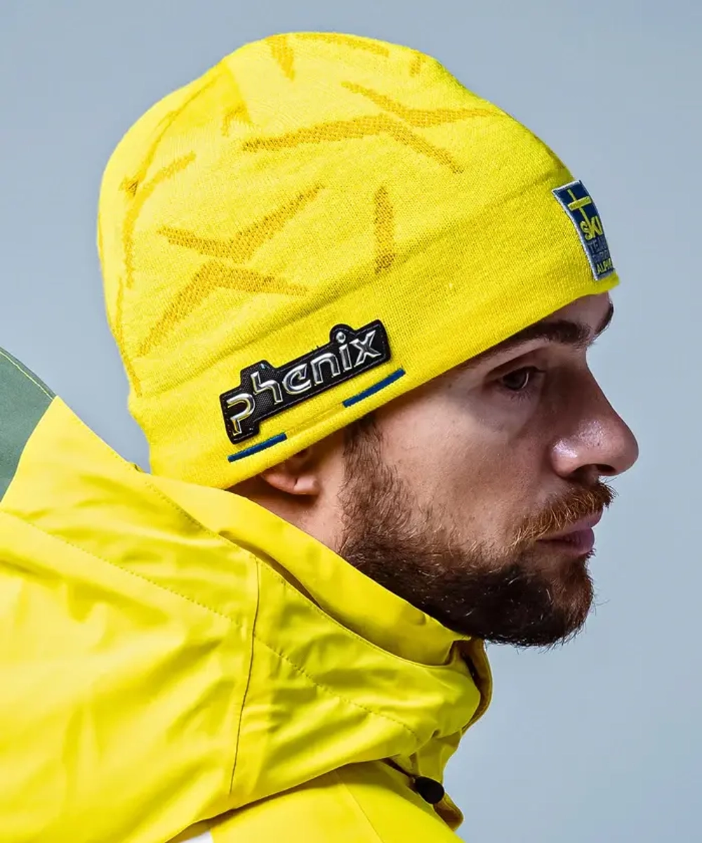 PHENIX 25/26 шапка TEAM SWE EFM25HW00SWE Sweden Knit Cap