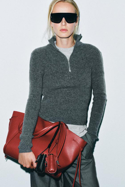 ZARA ПОДВЕСКА-ФУТЛЯР ДЛЯ МИНИ-ПАРФЮМА, КРАСНЫЙ