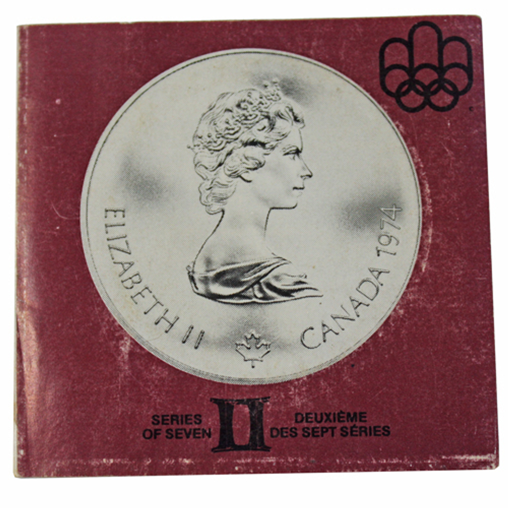 5 долларов. XXI летние Олимпийские Игры, Монреаль 1976 - Олимпийские кольца. Канада. Серебро. 1974 г. AU. В коробке