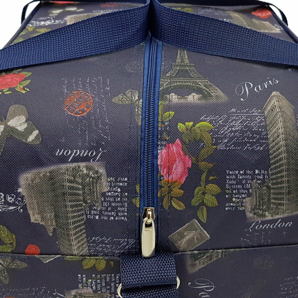 Дорожная сумка для ручной клади Pobedabags Париж 36 x 30 x 27 см