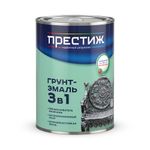 Грунт-эмаль по ржавчине Престиж 3 в 1, полуглянцевая, 0,9 кг, белая, 22019