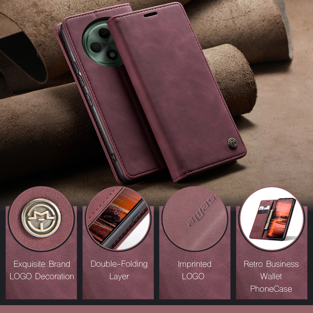 Чехол-книжка CaseMe Matte OPPO Reno 12F/12FS