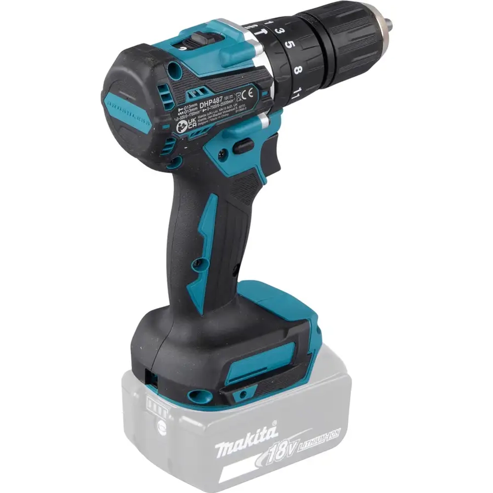 Аккумуляторная ударная дрель-шуруповерт Makita DHP487Z