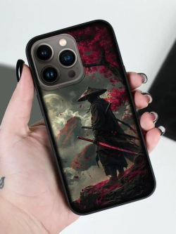 Чехол на iPhone 16 Pro с принтом Самурай