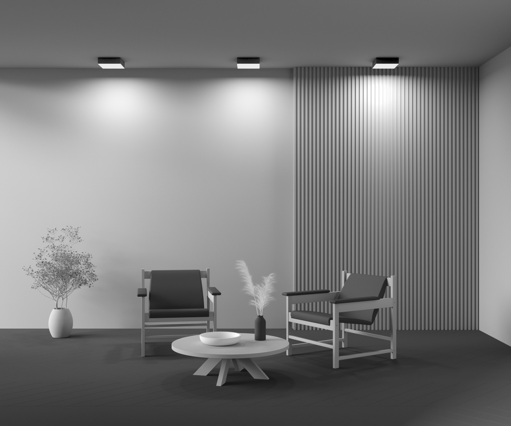 Потолочный светодиодный светильник Maytoni Zon C032CL-24W4K-SQ-B