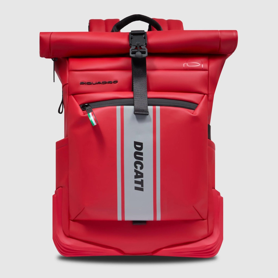 Рюкзак ролл-топ Piquadro Ducati/Rosso