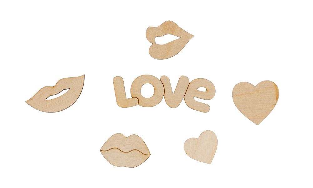 Заготовка из фанеры Мини-набор Love, 2.5-7 см, ВД-877 Mr.Carving Заготовка из фанеры Мини-набор Love, 2.5-7 см, ВД-877 Mr.Carving