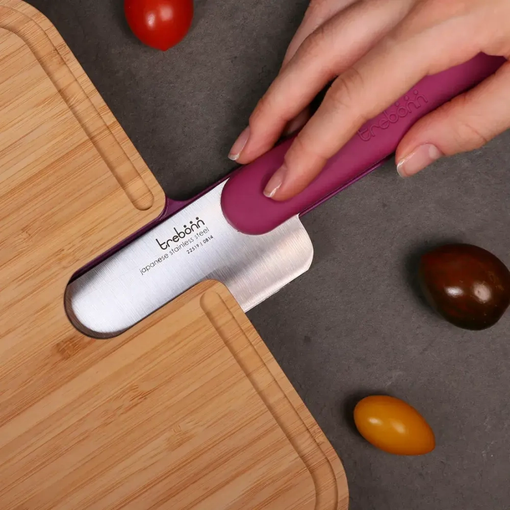 Доска разделочная 43x24x2.4см Trebonn Chopping boards and Knives фиолетовая