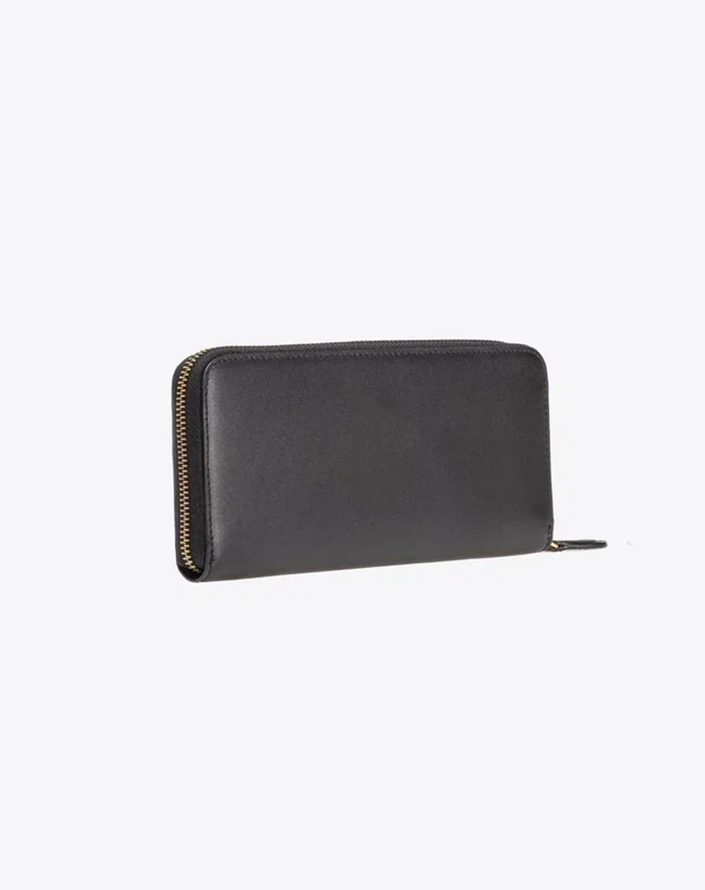LOVE BIRDS QUILTED WALLET - black