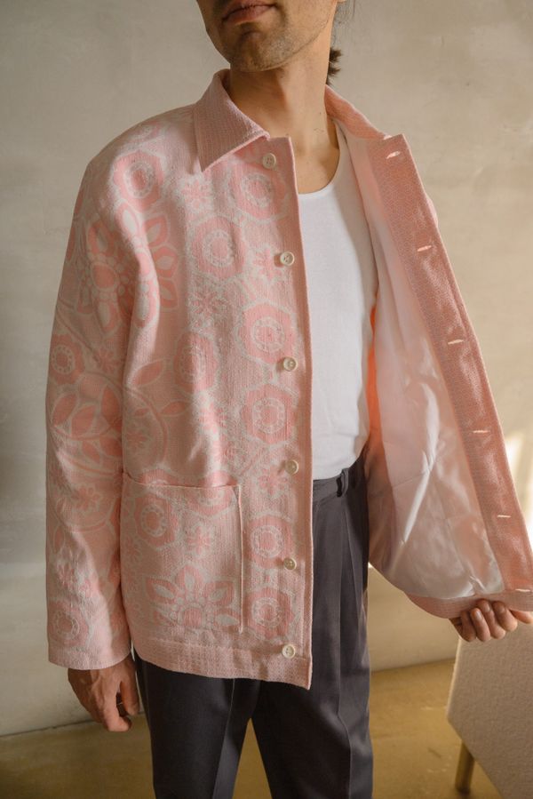 Куртка Розовая с Цветами/Pink with Flowers Jacket розовая - фото 6