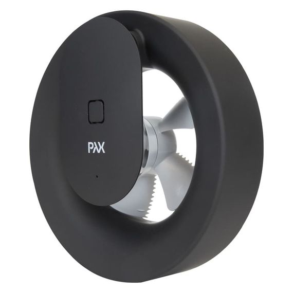 Вентилятор накладной PAX Norte Black (таймер, датчик влажности, программируемый, Bluetooth управление)