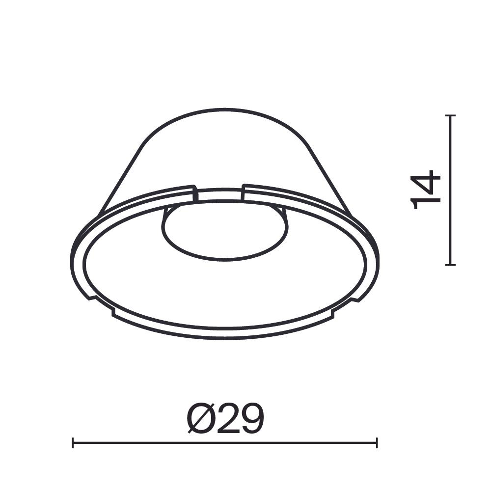 Линза ⌀29mm 50° Maytoni Wise LensD29-50